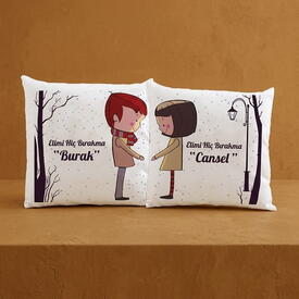 Senden Asla Vazgeçmem 2'li Yastık Seti - Thumbnail