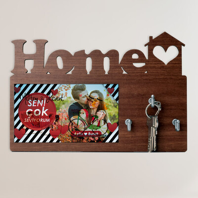 Seni Çok Seviyorum Home Anahtarlık Askısı - Thumbnail