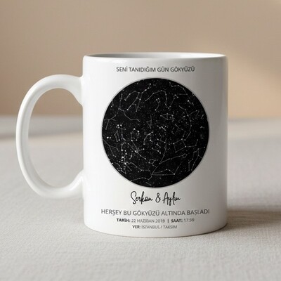  - Seni Tanıdığımda Gökyüzü Kupa Bardak