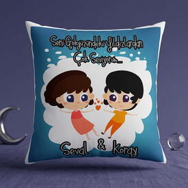  - Seni Yıldızlar Kadar Çok Seviyorum Yastık