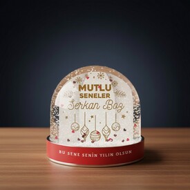  - Senin İçin Yeni Yıldan Dileğim Kar Küresi