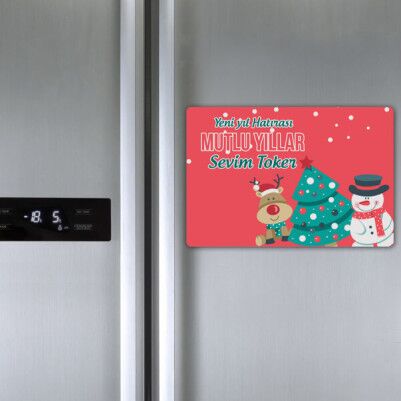 Senin Yılın Olsun Buzdolabı Magneti - Thumbnail