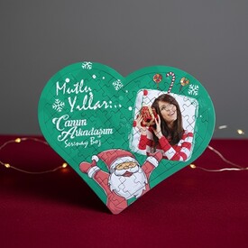  - Senin Yılın Olsun Kalp Puzzle