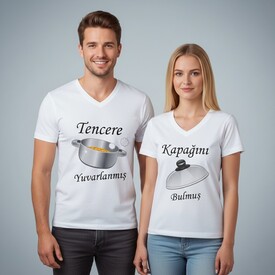  - Sevgili Tişörtleri - Tencere ve Kapak