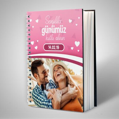 Sevgililer Günü Hediyesi Sevgililere Özel Defter - Thumbnail