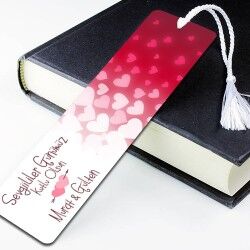 Sevgililer Günümüz Kutlu Olsun Kitap Ayracı - Thumbnail