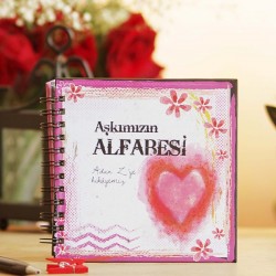 Sevgililere Özel Aşkımızın Alfabesi Kitabı - Thumbnail