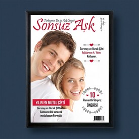  - Sevgililere Özel Dergi Kapağı