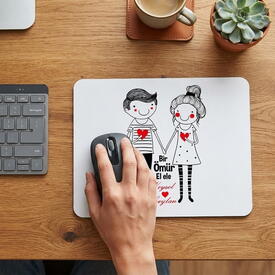  - Sevgililere Özel El Ele Mousepad