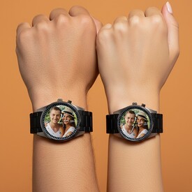  - Sevgililere Özel Fotoğraf Baskılı Kol Saatleri