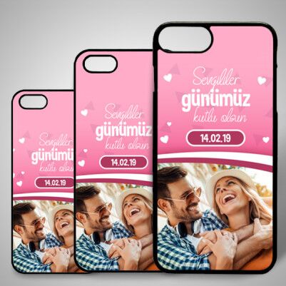  - Sevgililere Özel Fotoğraflı iPhone Telefon Kapağı