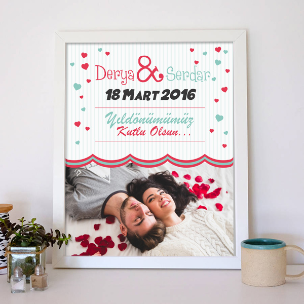Sevgililere Özel Yıldönümü Posteri