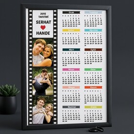  - Sevgililere Özel Film Şeridi Takvim