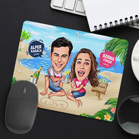 Sevgilim Şerefe Mousepad - Thumbnail