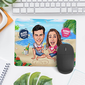 Sevgilim Şerefe Mousepad - Thumbnail