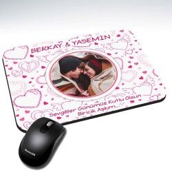  - Sevgilim ve Ben Kişiye Özel Mousepad