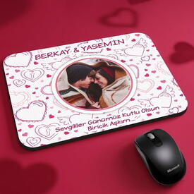  - Sevgilim ve Ben Kişiye Özel Mousepad