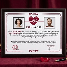  - Sevgiliye Aşk Hastanesi Kalp Raporu