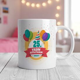 Sevgiliye Doğum Günü Hediye Seti – Kişiye Özel Kupa ve Kitap - Thumbnail
