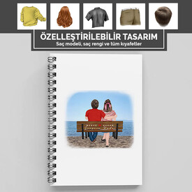  - Sevgiliye Hatıralık Özelleştirilebilir Defter