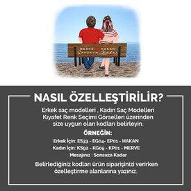 Sevgiliye Hatıralık Özelleştirilebilir Yastık - Thumbnail