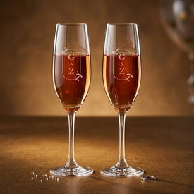  - Sevgiliye Hediye 2'li Şampanya Kadehi