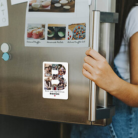 Sevgiliye Hediye Fotoğraflı Harfli Buzdolabı Magneti - Thumbnail