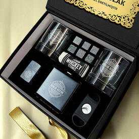 Sevgiliye Hediye Platinum Grand Crown Advanced Viski Seti - Thumbnail