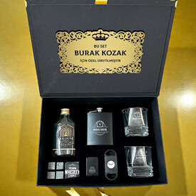 Sevgiliye Hediye Platinum Grand Crown Premium Viski Seti - Thumbnail