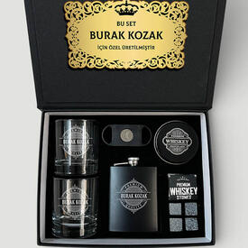 Sevgiliye Hediye Platinum Signature Elegan Viski Seti - Thumbnail