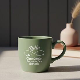  - Sevgiliye Hediye Yeşil Kupa Bardak