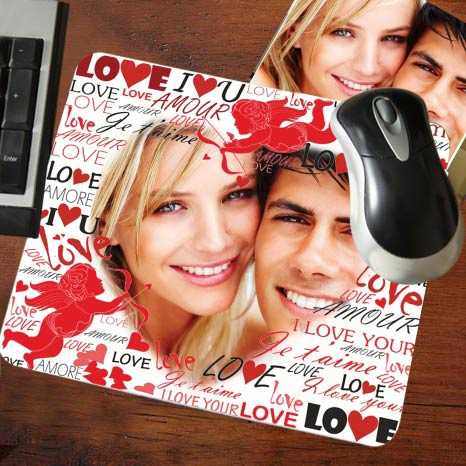 Sevgiliye Özel Fotoğraf Baskılı Mousepad