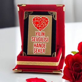 Sevgiliye Özel Mini Plaket - Thumbnail