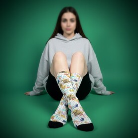  - Sevimli Dostlarımız Desenli Çorap