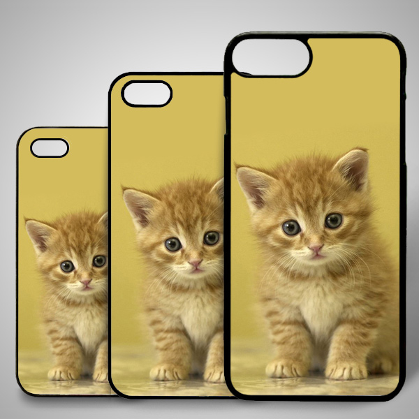 Sevimli Kedicik Temalı iPhone Telefon Kapağı