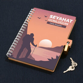  - Seyahat Günlüğü Kilitli Defter