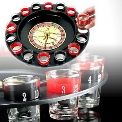 Roulette Set - Shot Bardaklı Rulet Oyun Seti - Thumbnail