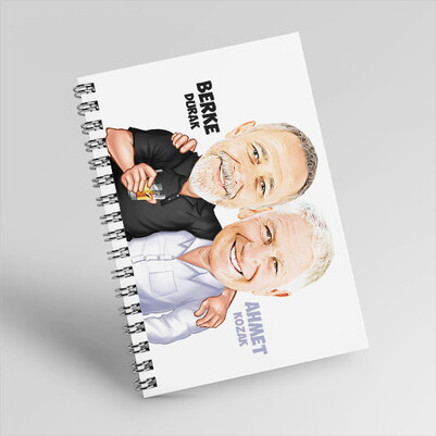 Sıkı Dostlar Karikatürlü Defter - Thumbnail