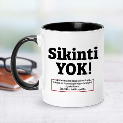  - Sıkıntı Yok Esprili Kupa Bardak