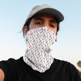 Şimşek İkonlu Motorcu Boyunluk Maske Bandana - Thumbnail