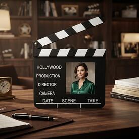  - Sinema Klaketi Fotoğraf Çerçevesi