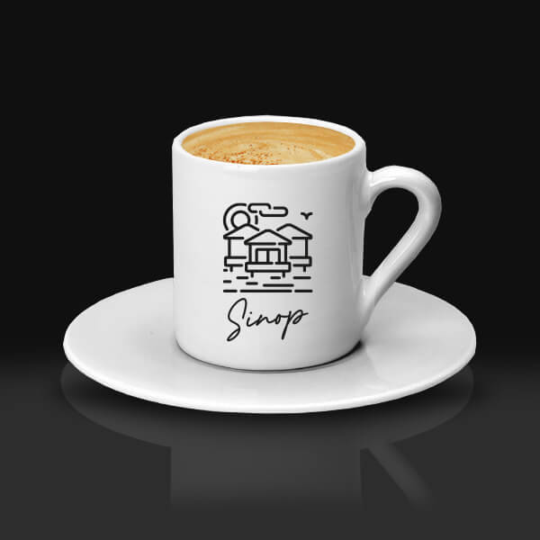 Sinop Temalı Kahve Fincanı