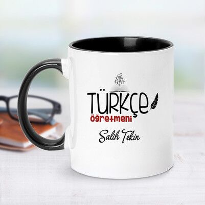  - Siyah Kupa Bardak Türkçe Öğretmenlerine Özel