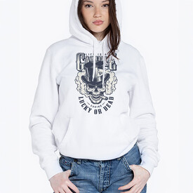  - Skull Tasarımlı Kapşonlu Kadın Sweatshirt