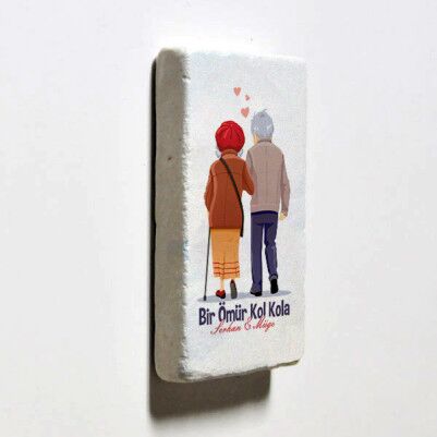 Sonsuza Dek Aşkla Sevgili Buzdolabı Magneti - Thumbnail