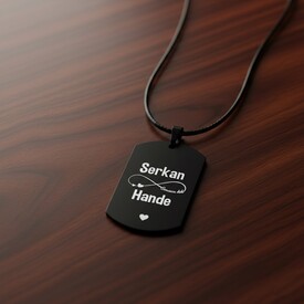 Sonsuza Dek İsimlere Özel Asker Künyesi - Thumbnail