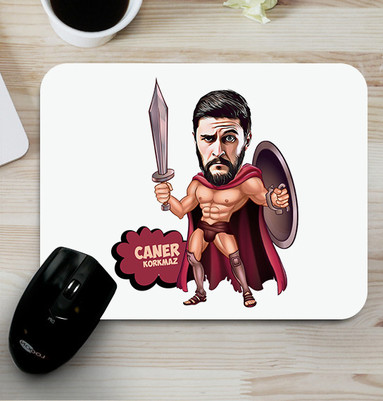  - Spartalı Asker Karikatürlü Mouse Pad