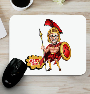  - Spartalı Karikatürlü Mouse Pad