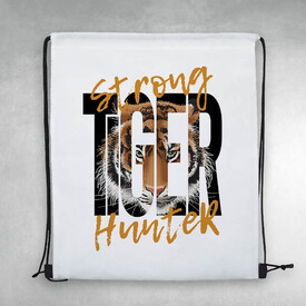 Strong Tiger Hunter Temalı Spor Çantası - Thumbnail
