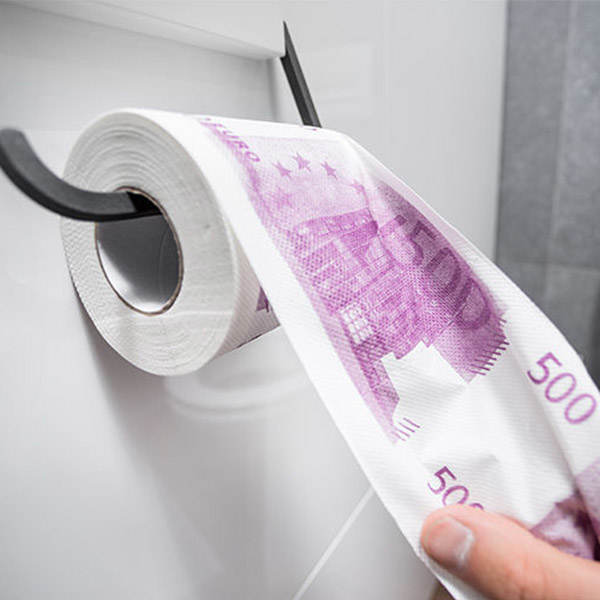 500 Euro Tuvalet Kağıdı